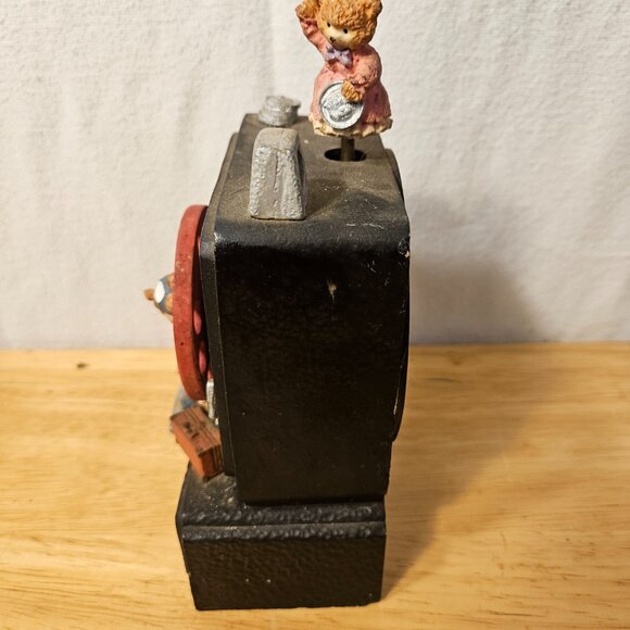 Musical Wind Up Bear Rotary Phone Automations -- ITEM #1933 - Picture 3 of 8